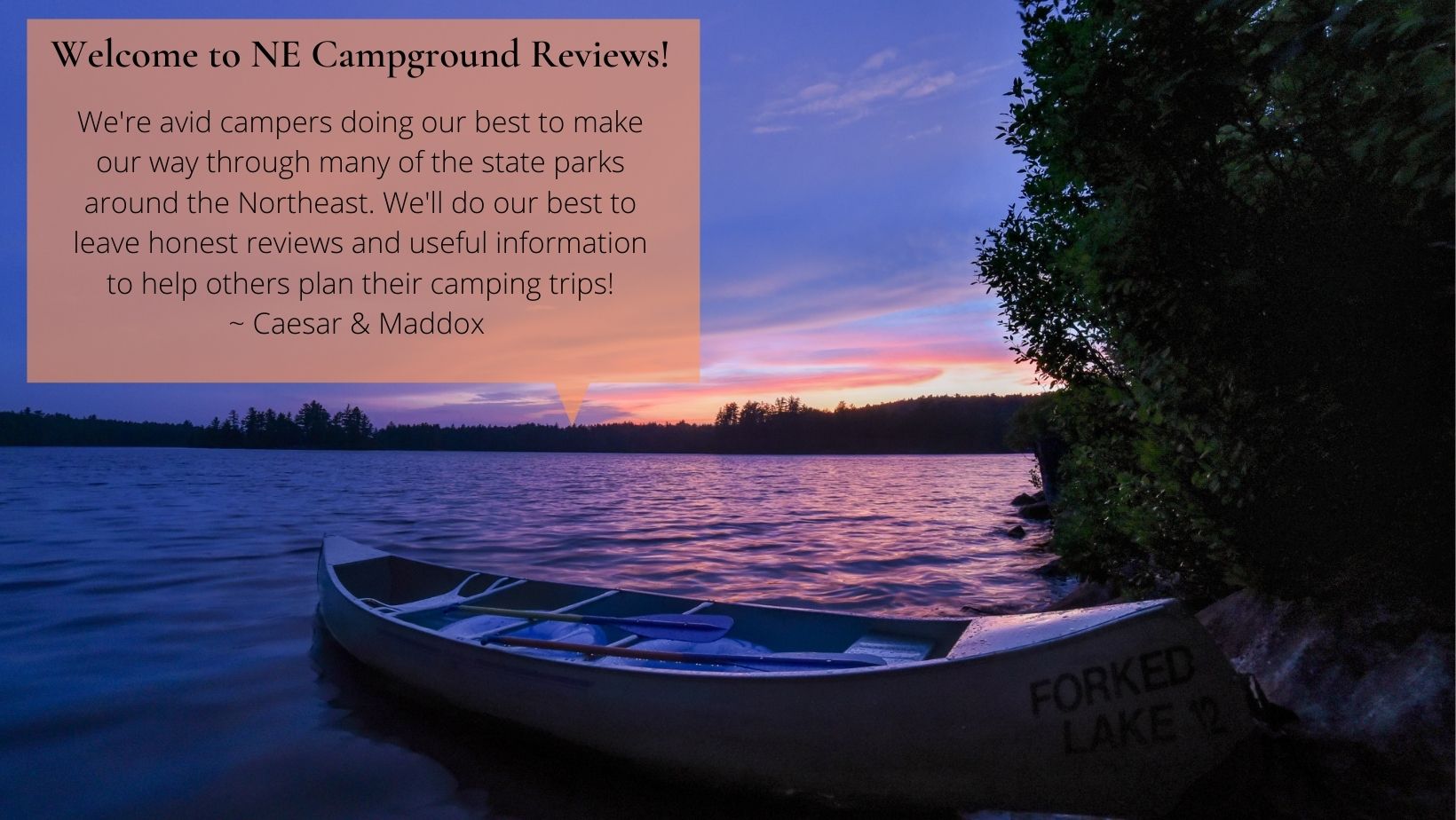 Northeast Campground Reviews